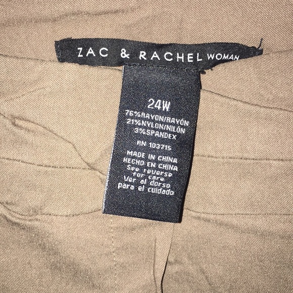 Zac & Rachel Stretchy Pant NWOT (23) - Picture 3 of 6